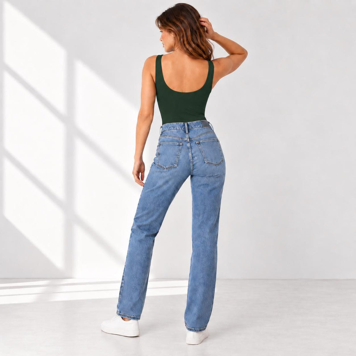 2x1 Rib Scoop Neck Bodysuit